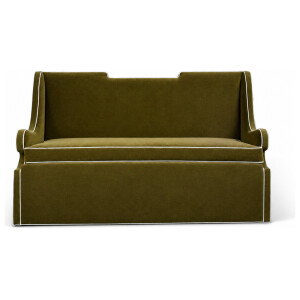Draper Banquette with Boxed Legs